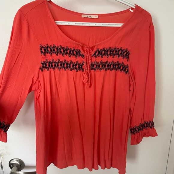 Linen blouse, quarter sleeve size S-M - Picture 2 of 5